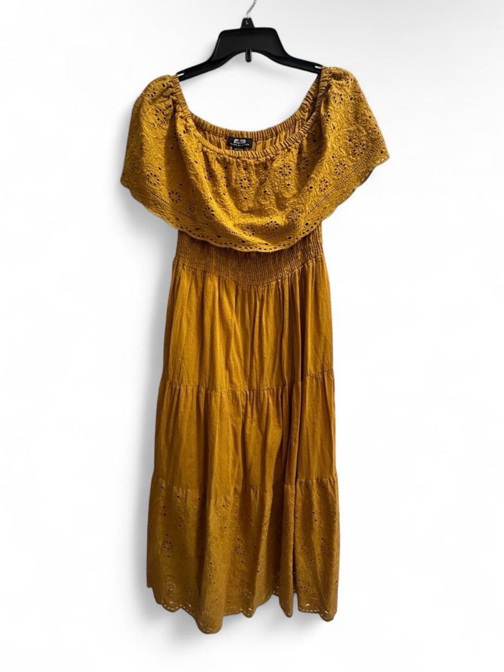 NAOO Maxi Mustard Yellow Dress
